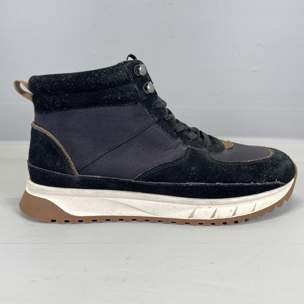 Madewell The Sneaker Hiker Boots Womens Size 8.5 Black Suede Lace Up Trail Shoes
